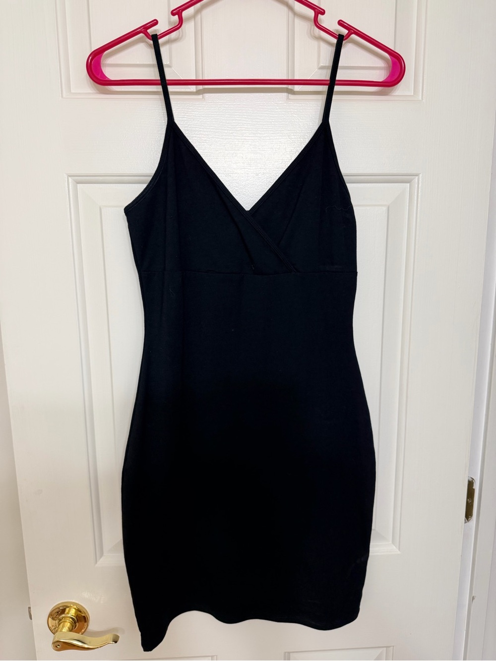 wild fable Black Mini Cotton Dress